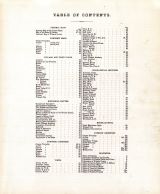 Table of Contents, Wabash County 1875